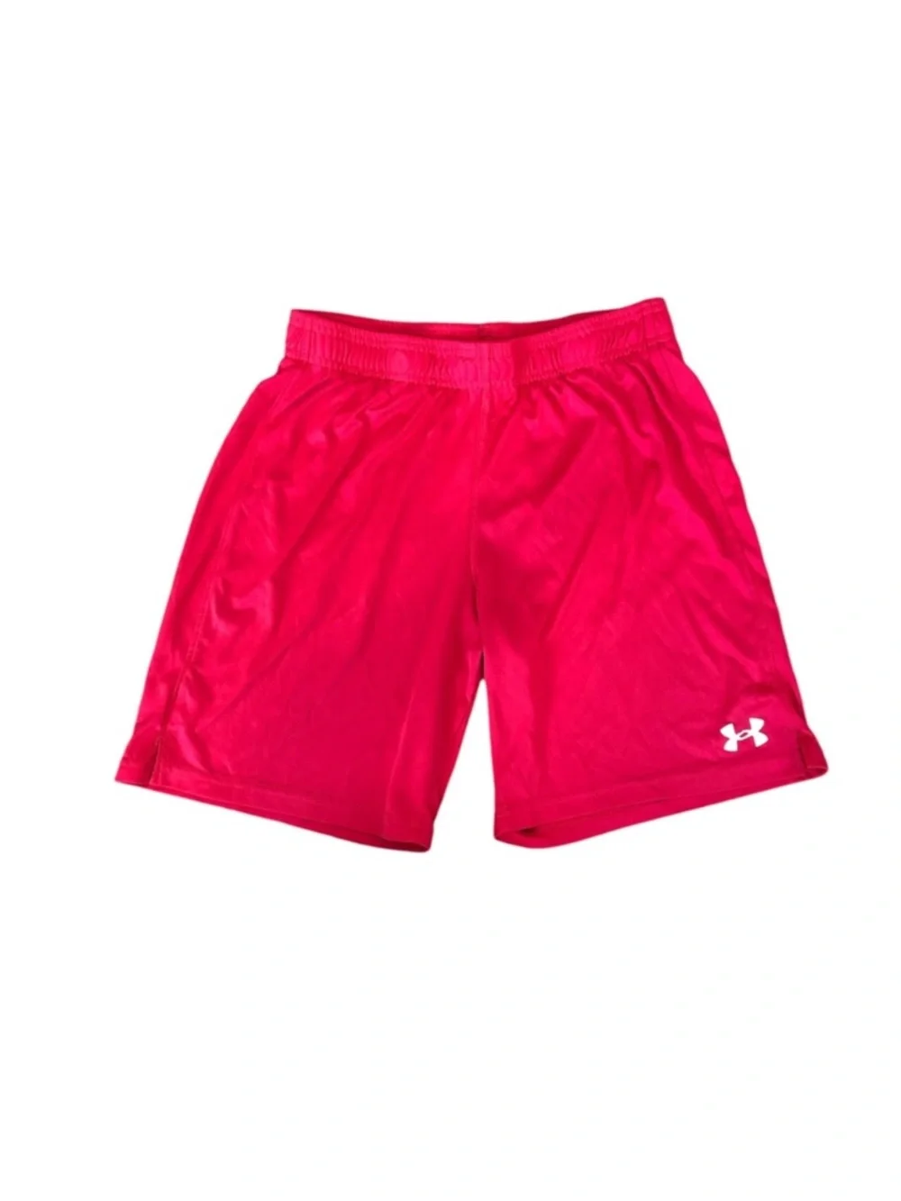 Under Armour Boys Red HeatGear Athletic Shorts Size XL