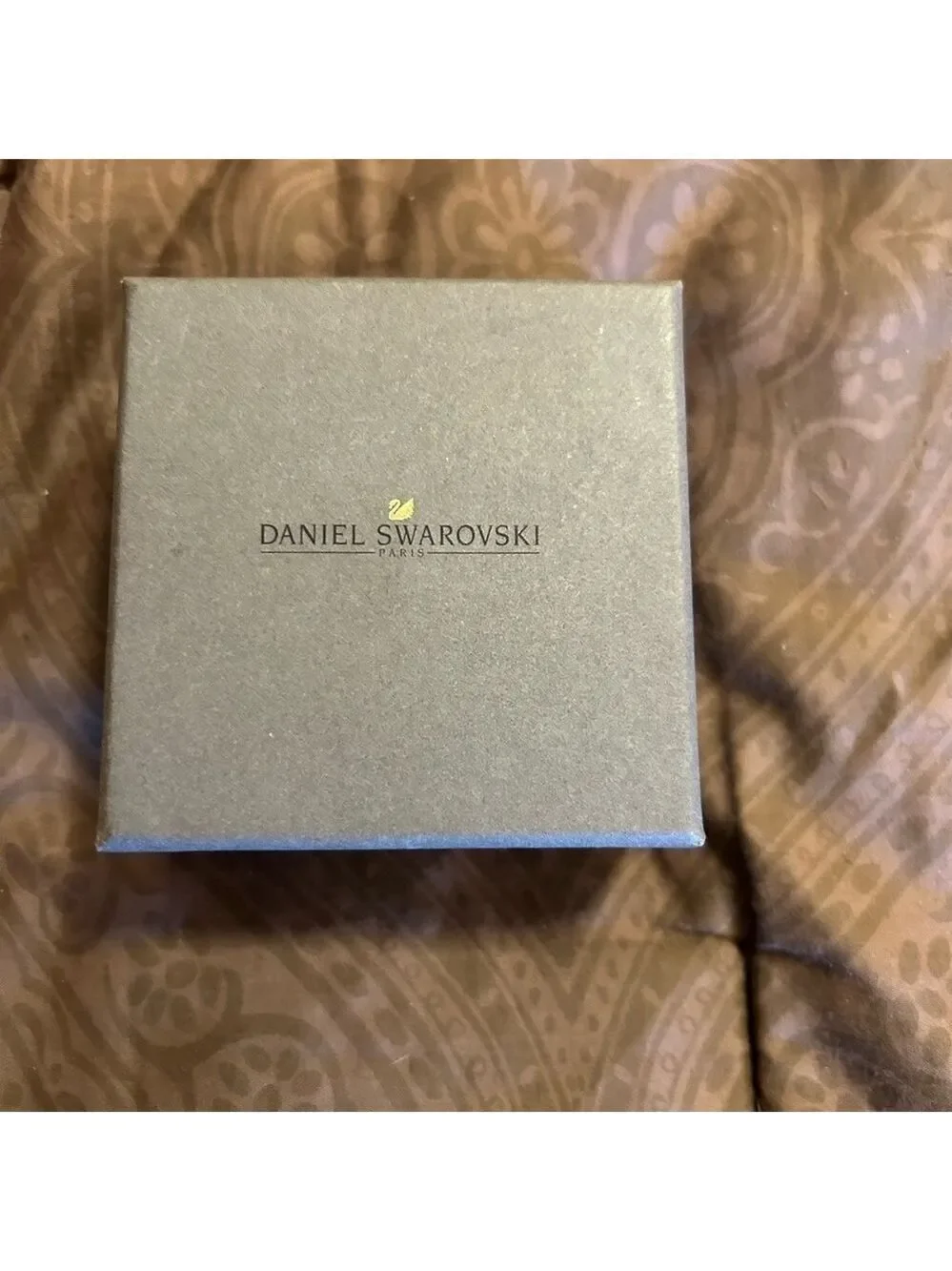 daniel Swarovski paris pouch silver