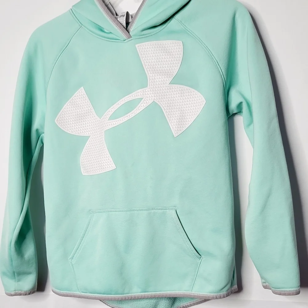 Under Armour youth kids hooded sweatshirt sz YLG