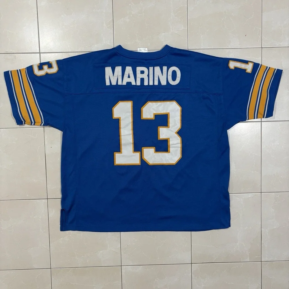 Pittsburgh Panthers Dan Marino #13 True School Adidas Blue Jersey Size 52/XL