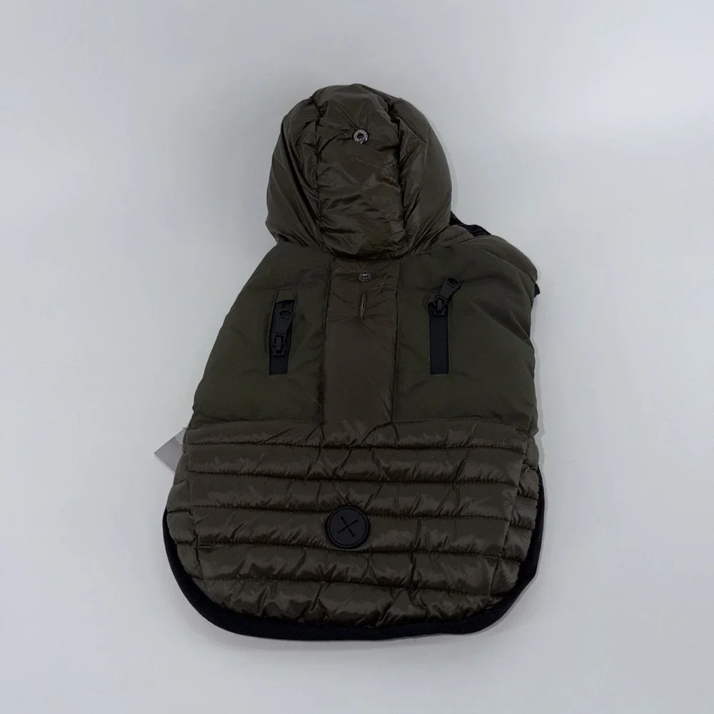 Pajar Pup Eddie Parka for Dogs Medium Military‎ Green