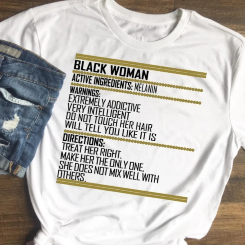 Black Women‎ Active Ingredients Tee