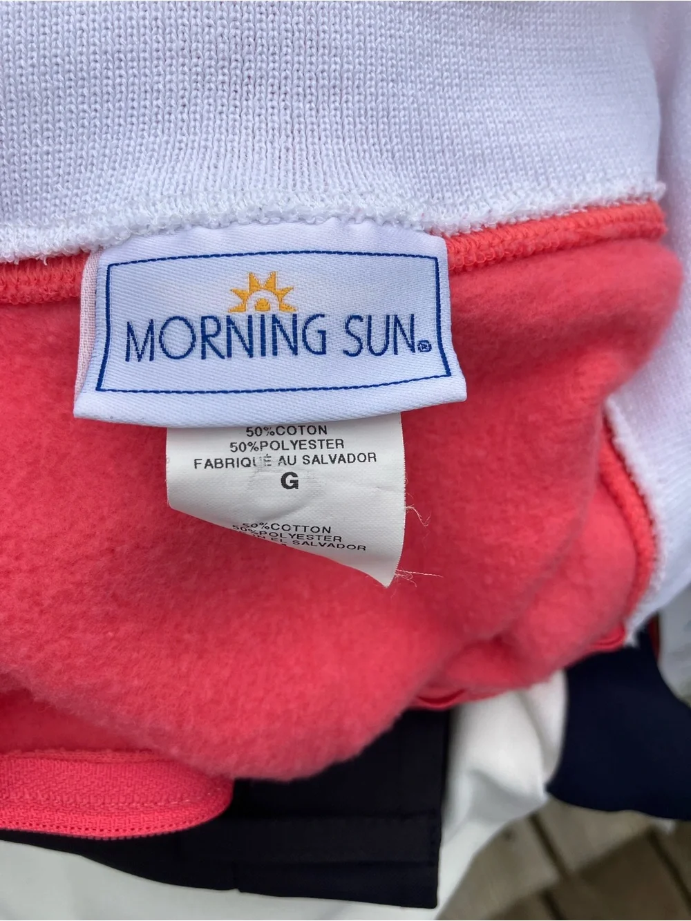 morning sun sweater floral details