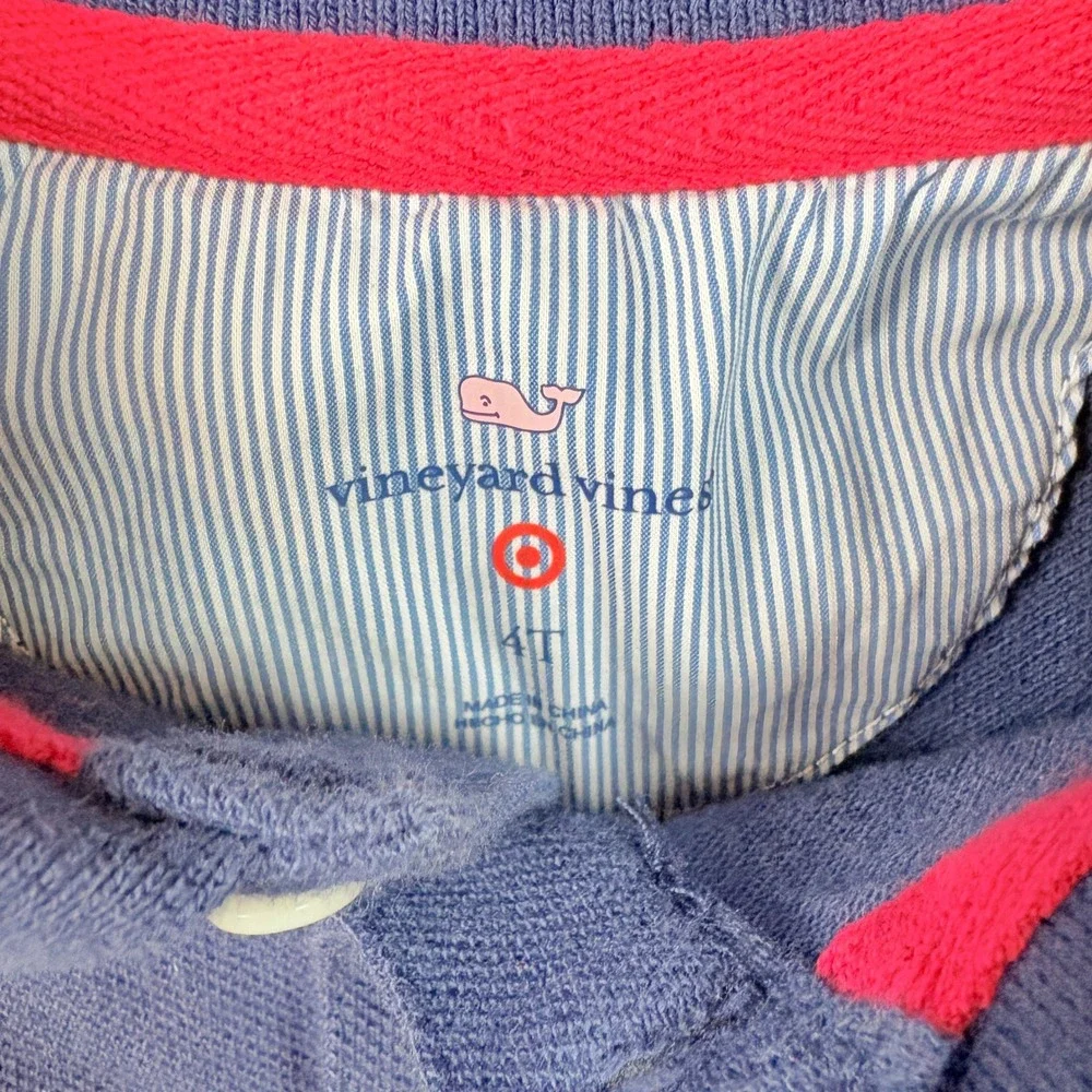 Vineyard Vines Gap Kids Boys 4T Blue‎ White Grey Polo T-Shirt Lot Excellent 4pc