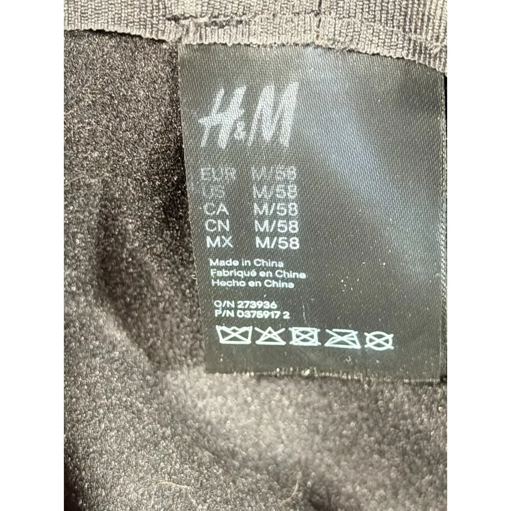 H&M black wide