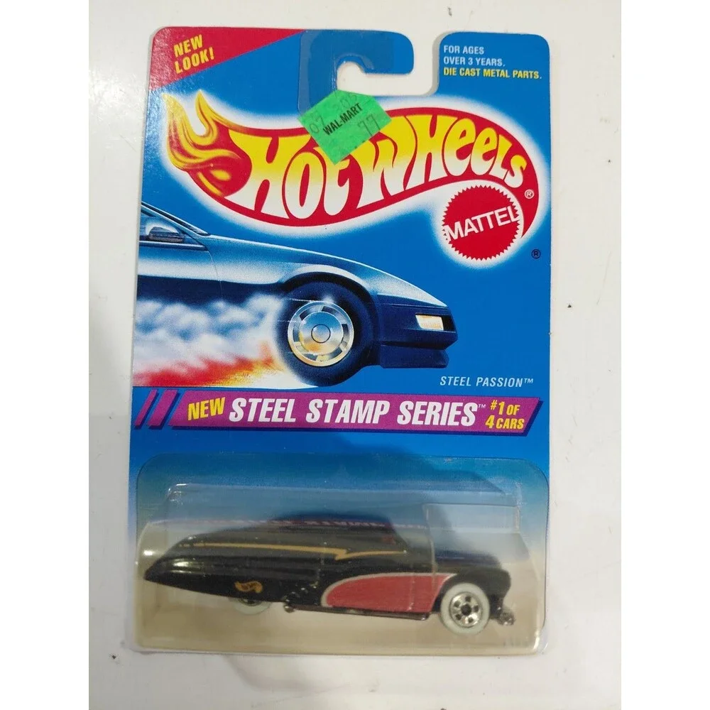NIP Hot Wheels Steel Stamp 1:64 DieCast Steel Passion Mercury Coupe Car