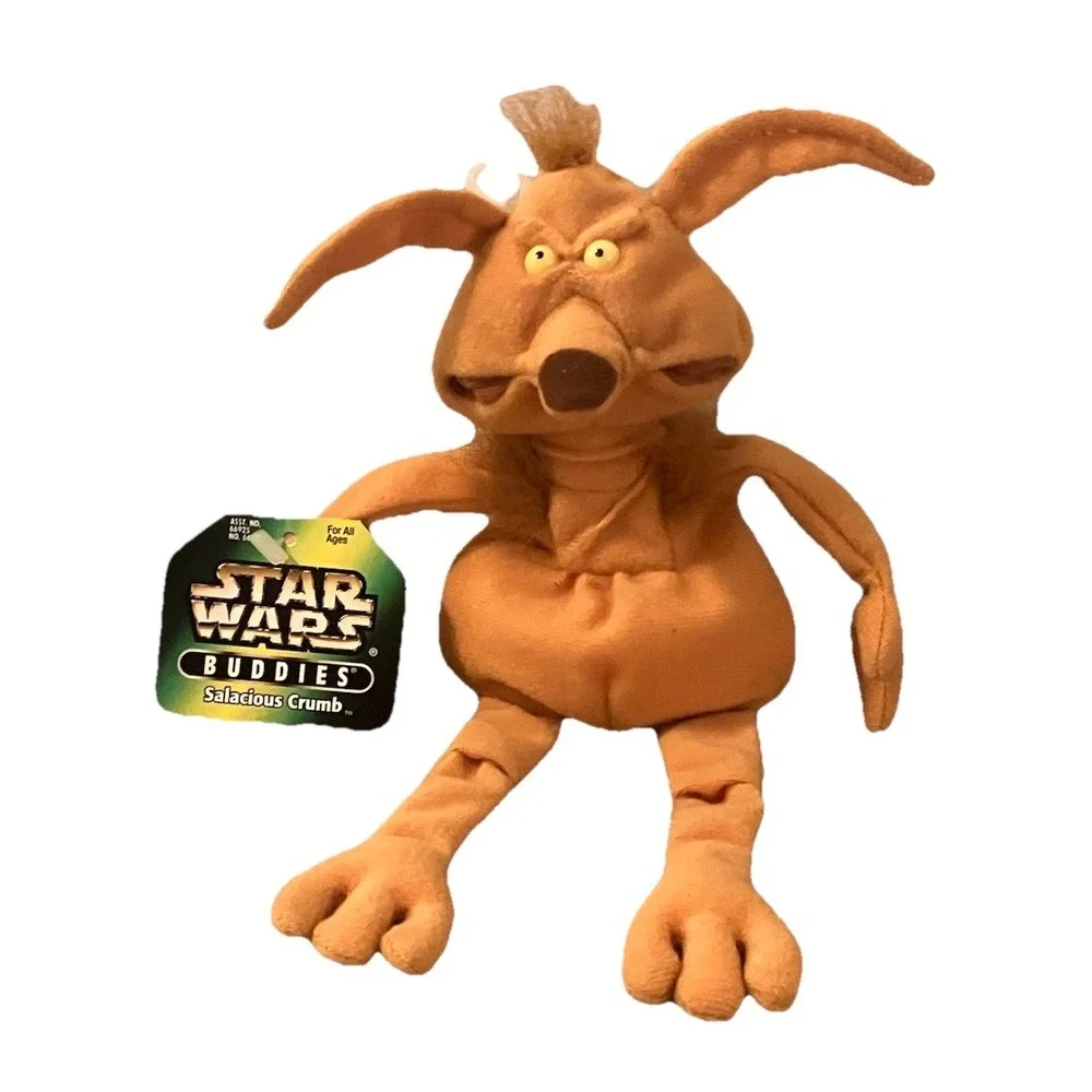 SALACIOUS‎ CRUMB Bean Bag Plush w Tags Star Wars Buddies Kenner Hasbro 1997 NWT