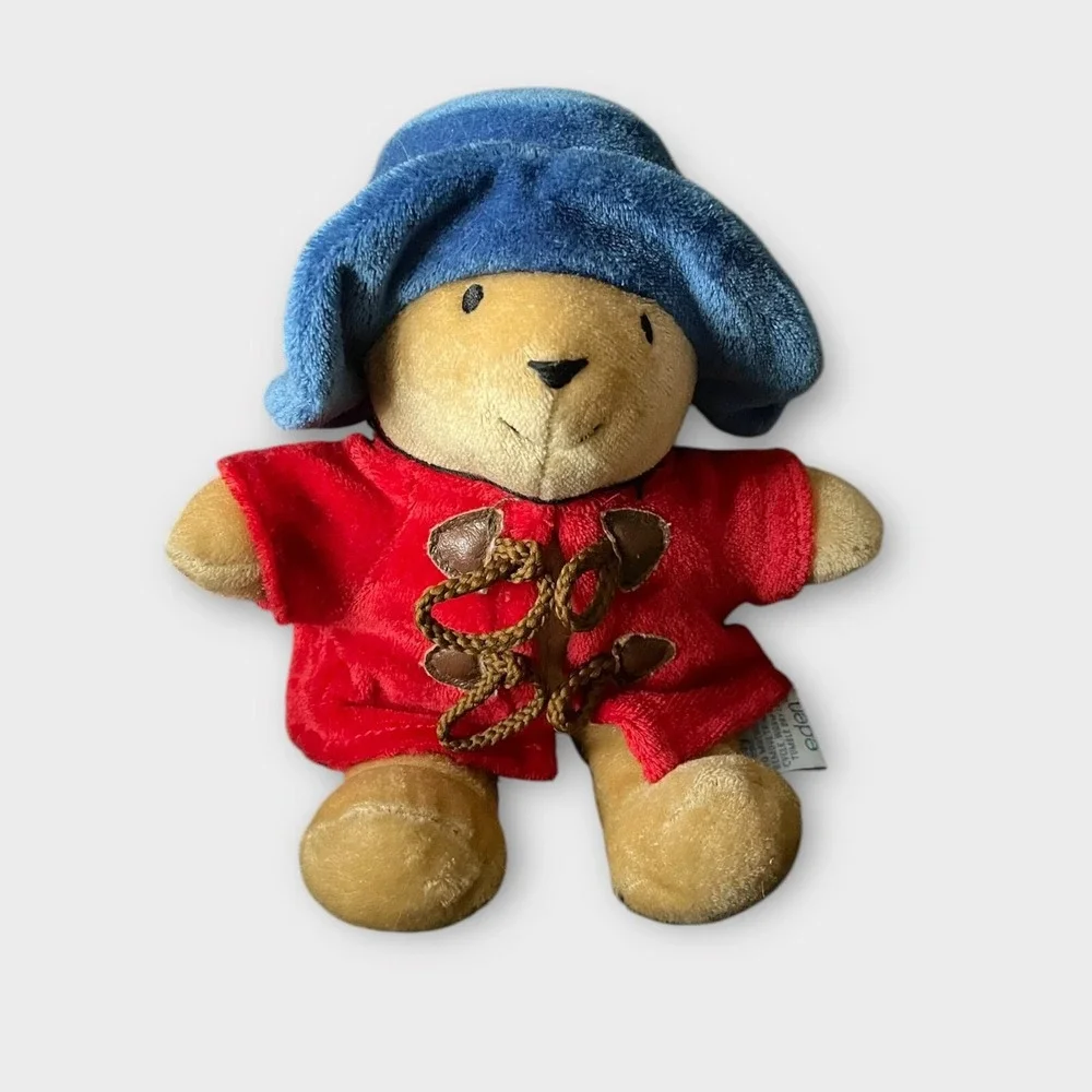 Eden Toys Paddington Bear Plush Stuffed Animal Blue Hat Red Coat‎ 1997 7