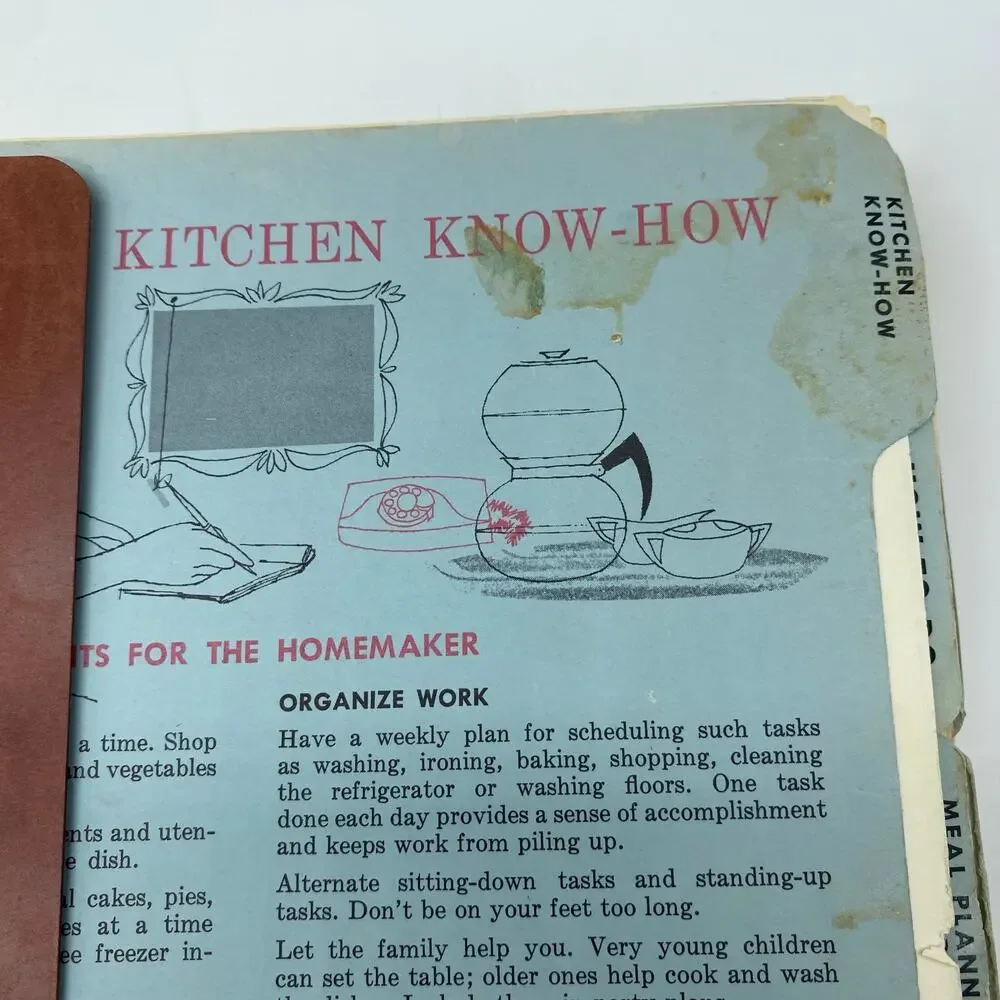 Betty Crocker's New Picture Cook Book Hardcover Recipe Book Binder 9 x 10