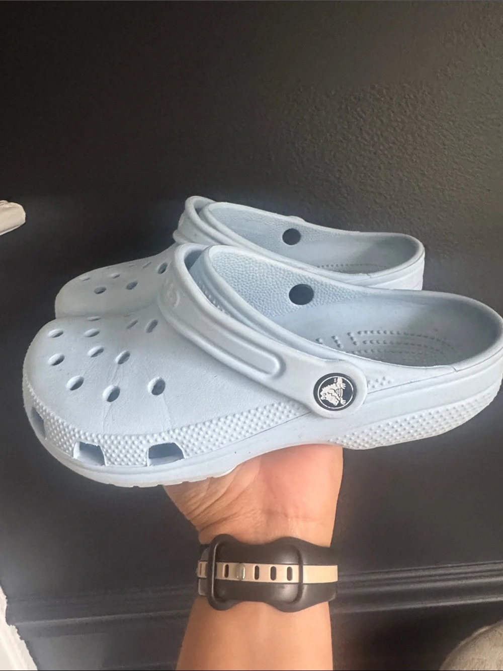 CROCS Kids Classic Clog in Pale Blue