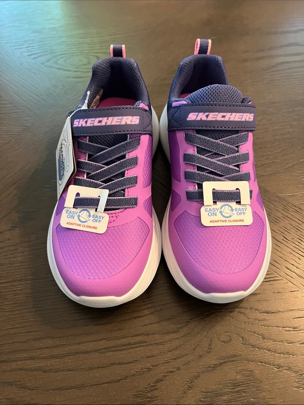 Skechers Girls' Pink & Purple Easy-On Athletic Sneakers