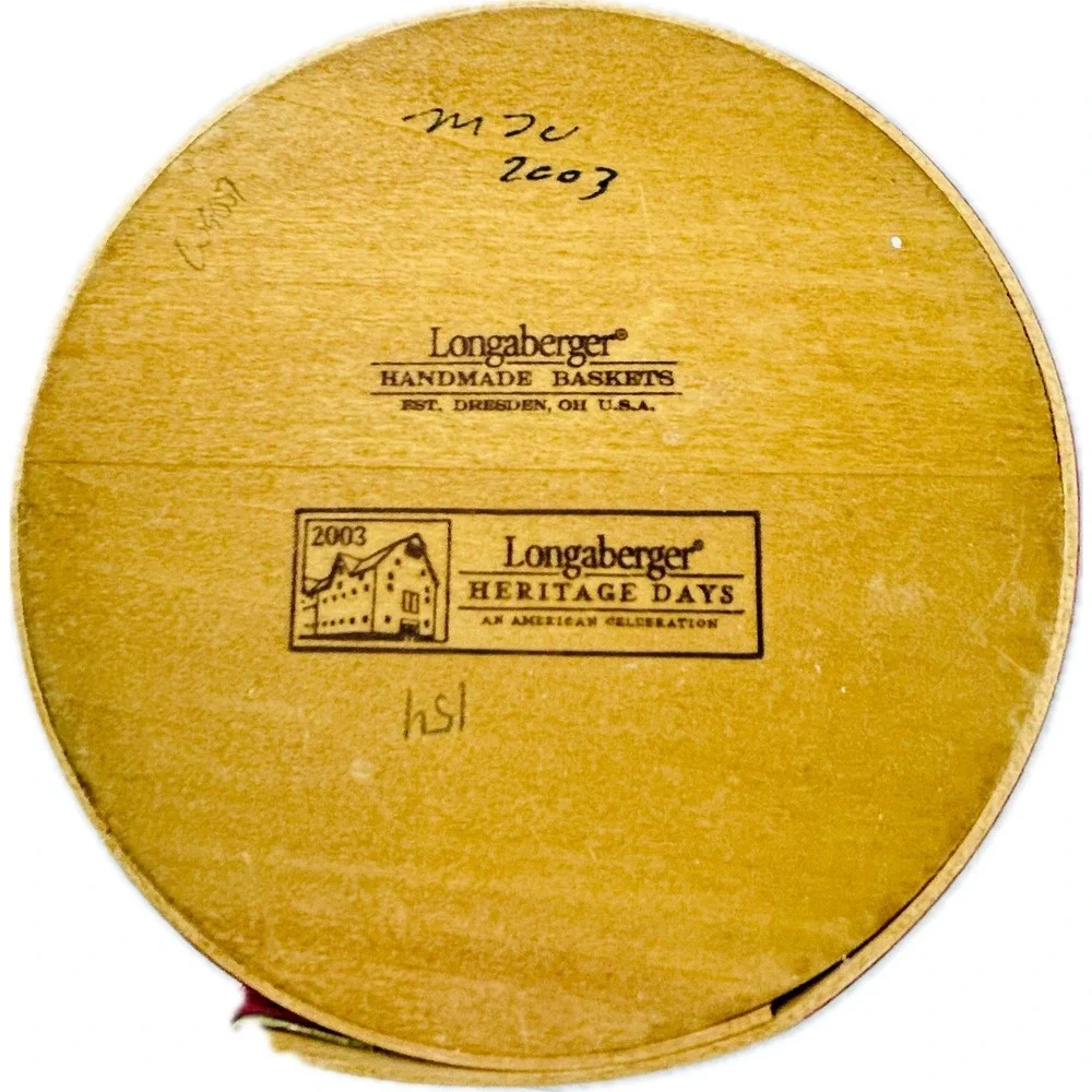 Longaberger beautiful 2003