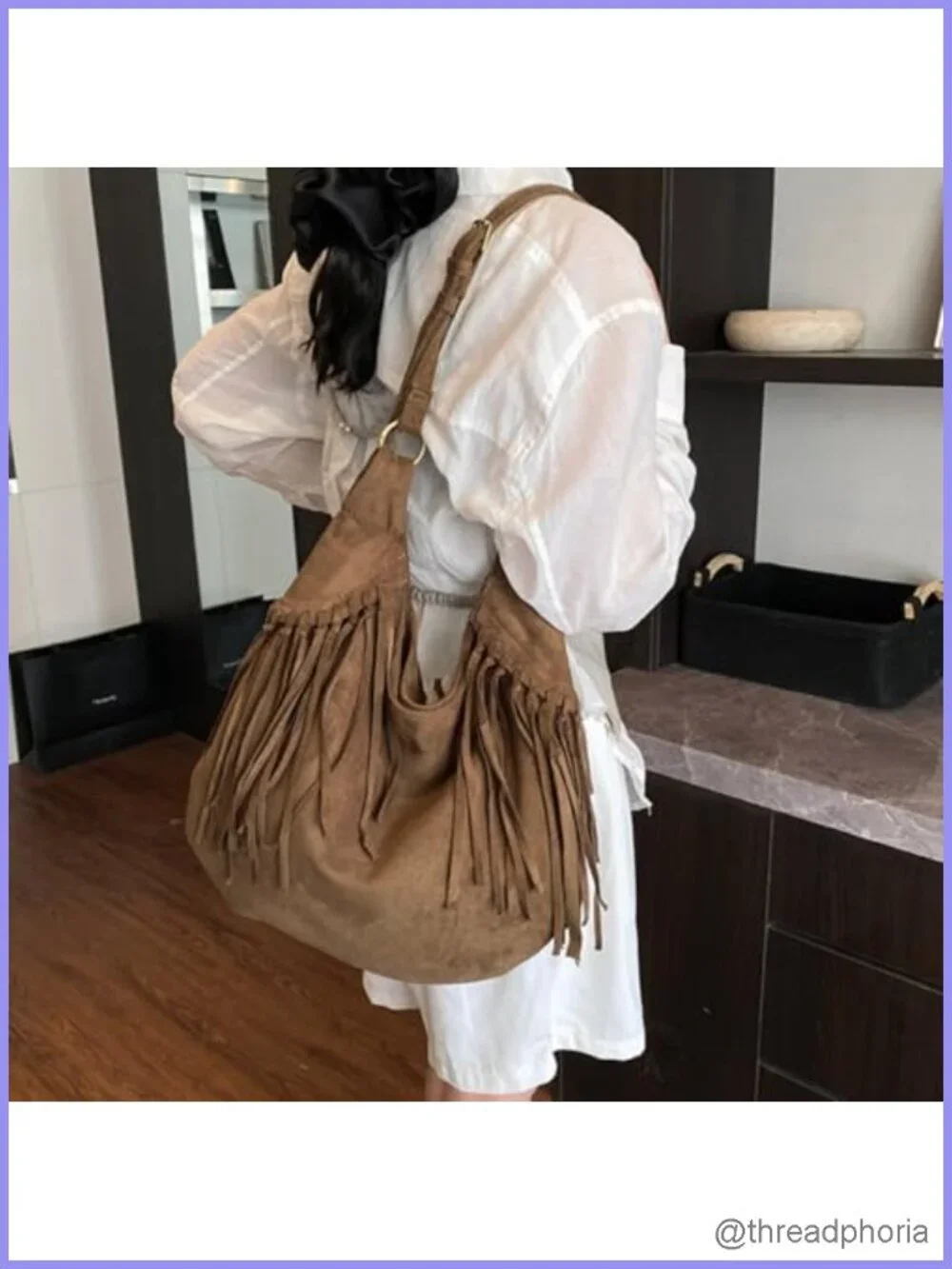 N/A vintage suede