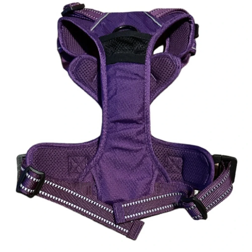 Dog harness purple large NEW adjustable
