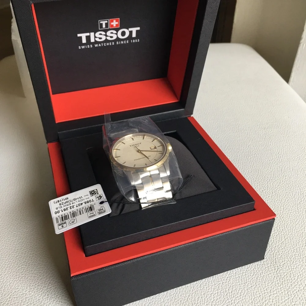 Tissot tone steel dial