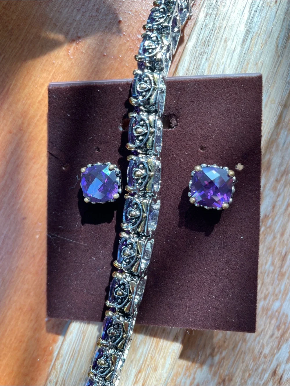 N/A shimmering purple
