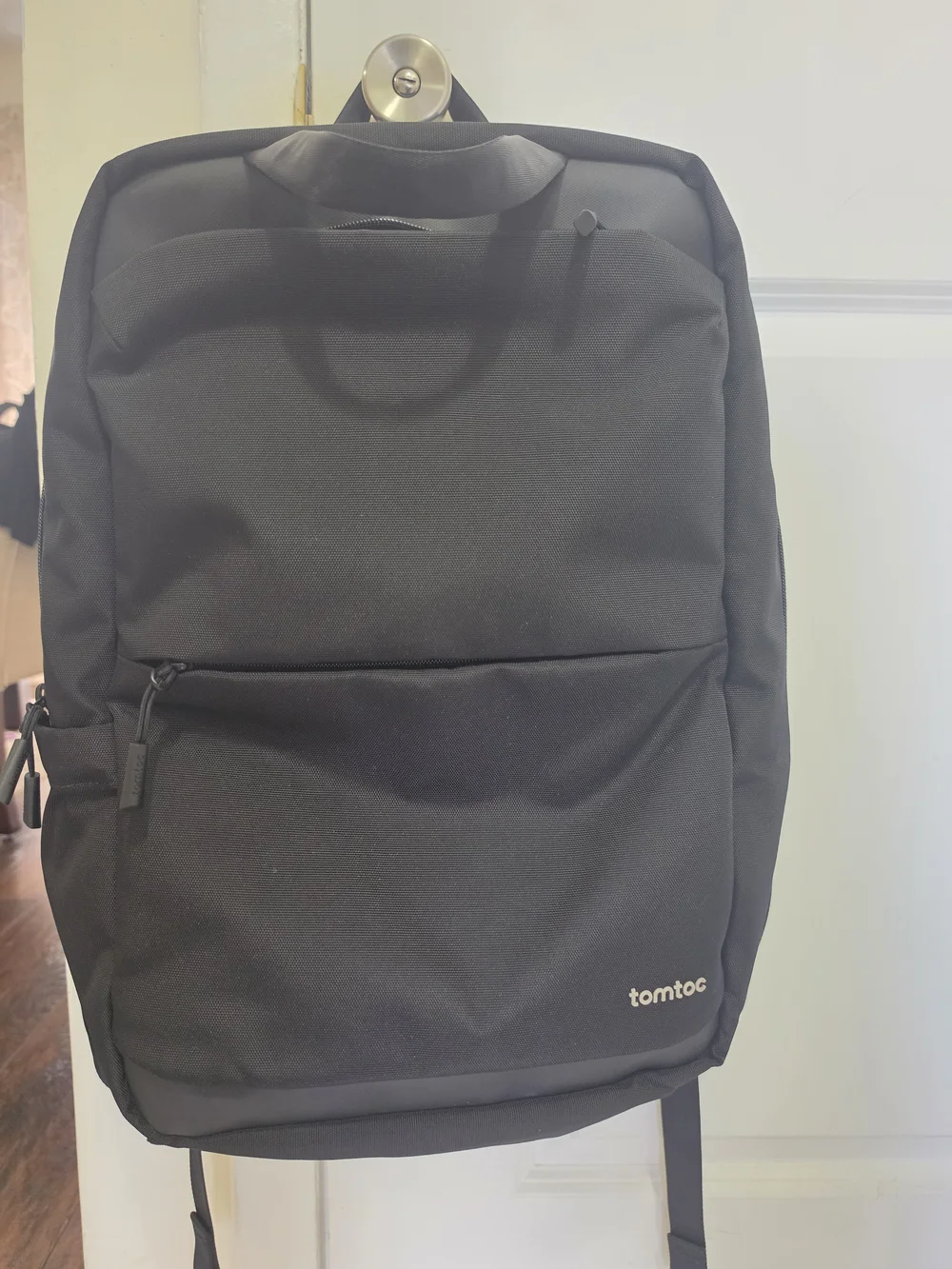 Tomtoc black backpack