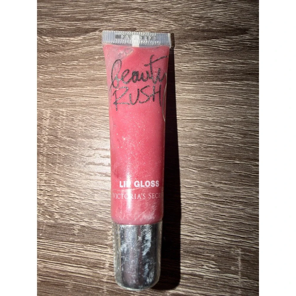 Victoria's Secret Lip Gloss Passion Fruit Pop Shimmer High Shine Squeeze Tube
