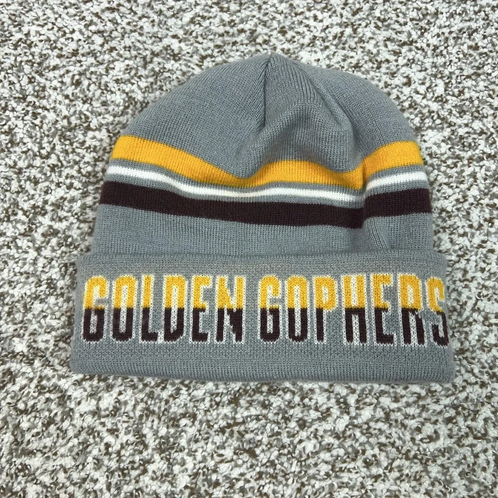 Minnesota Golden Gophers Beanie Mens One Size Gray NCAA‎ Football College Sports