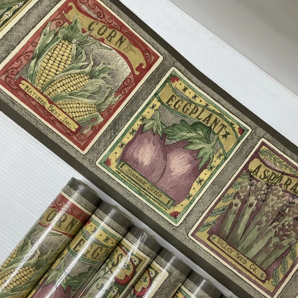 Vintage wallpaper wall