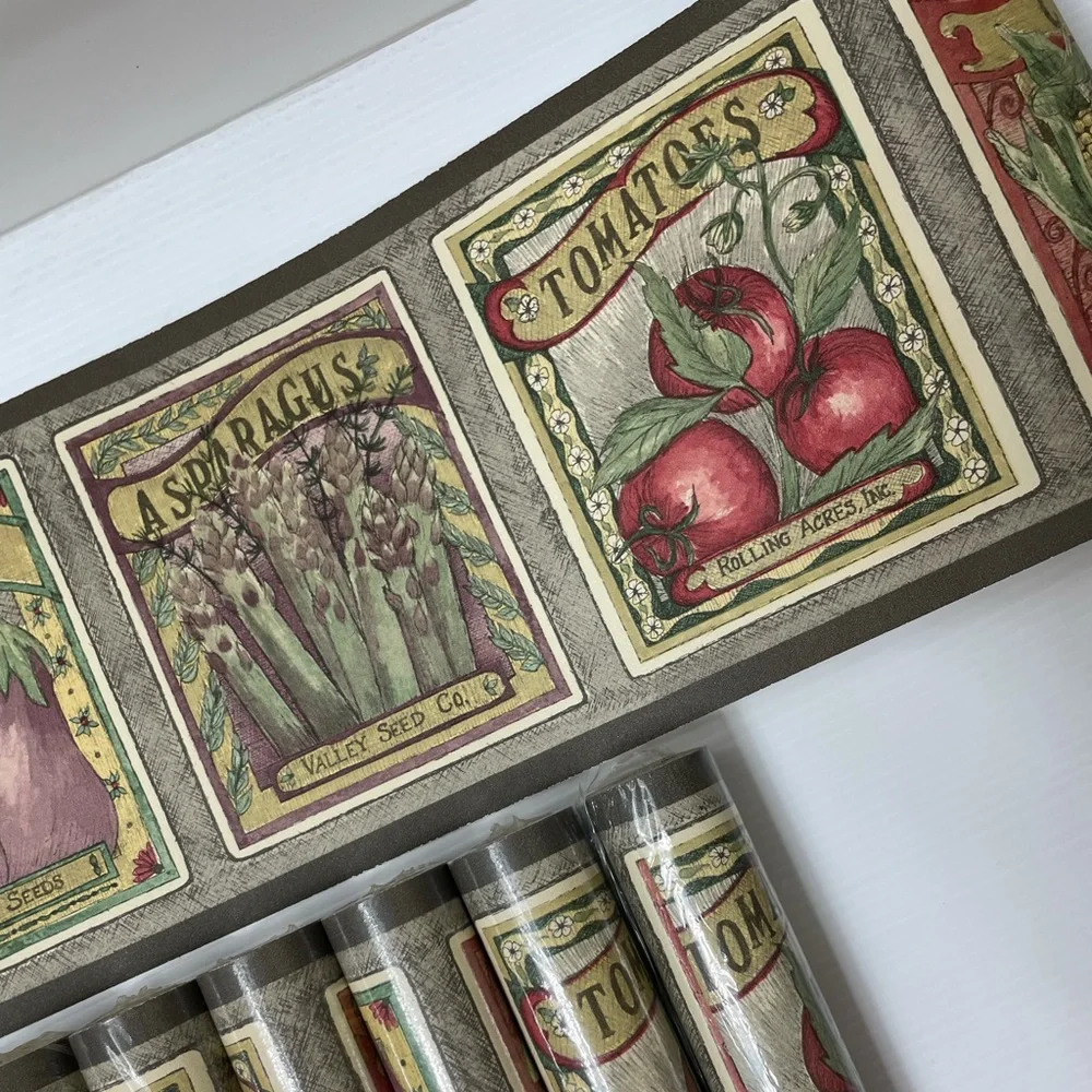Vintage wallpaper wall