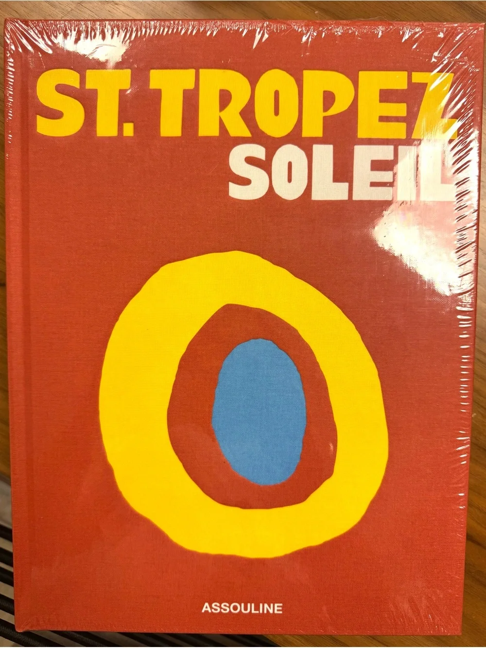 Assouline St. Tropez Soleil Hardcover - Red Yellow Blue