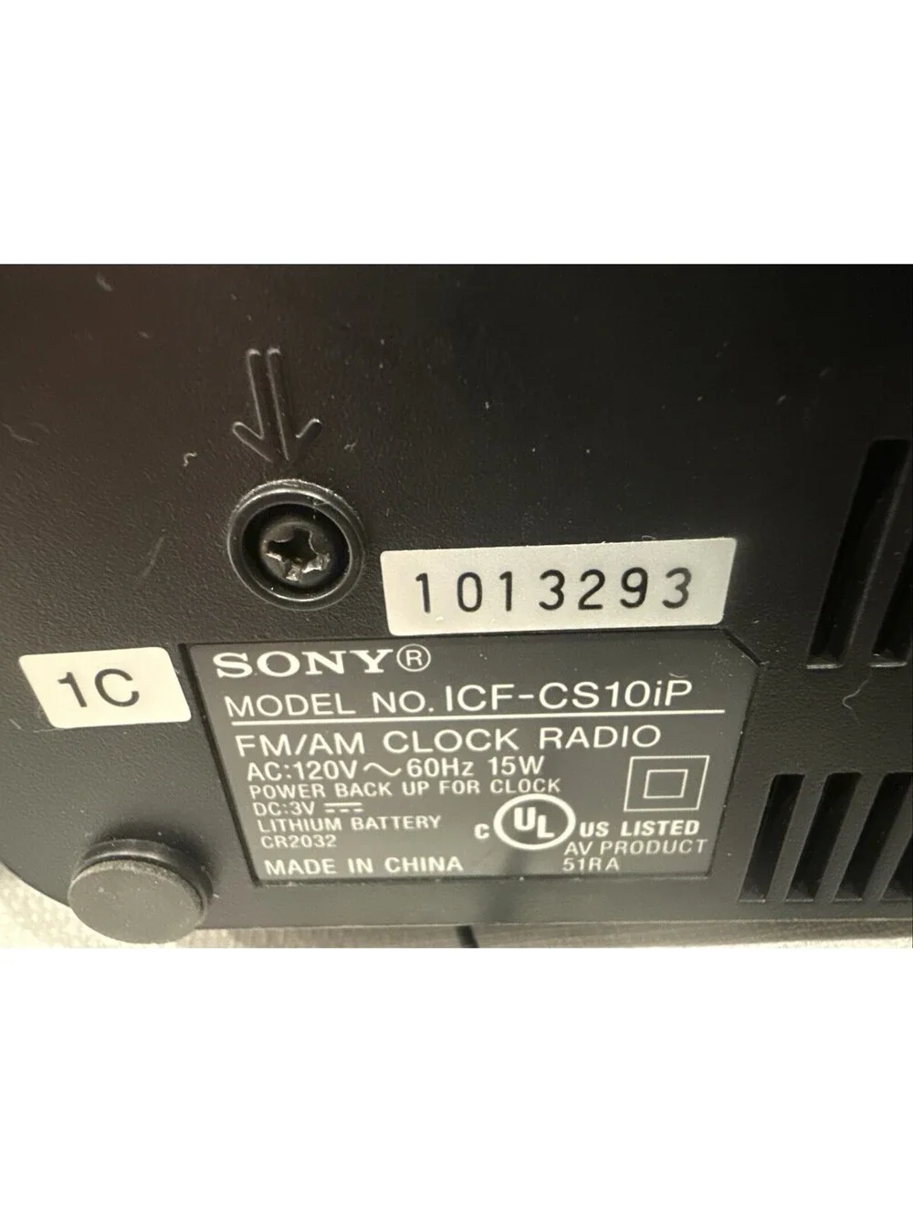 Sony icf cs10ip