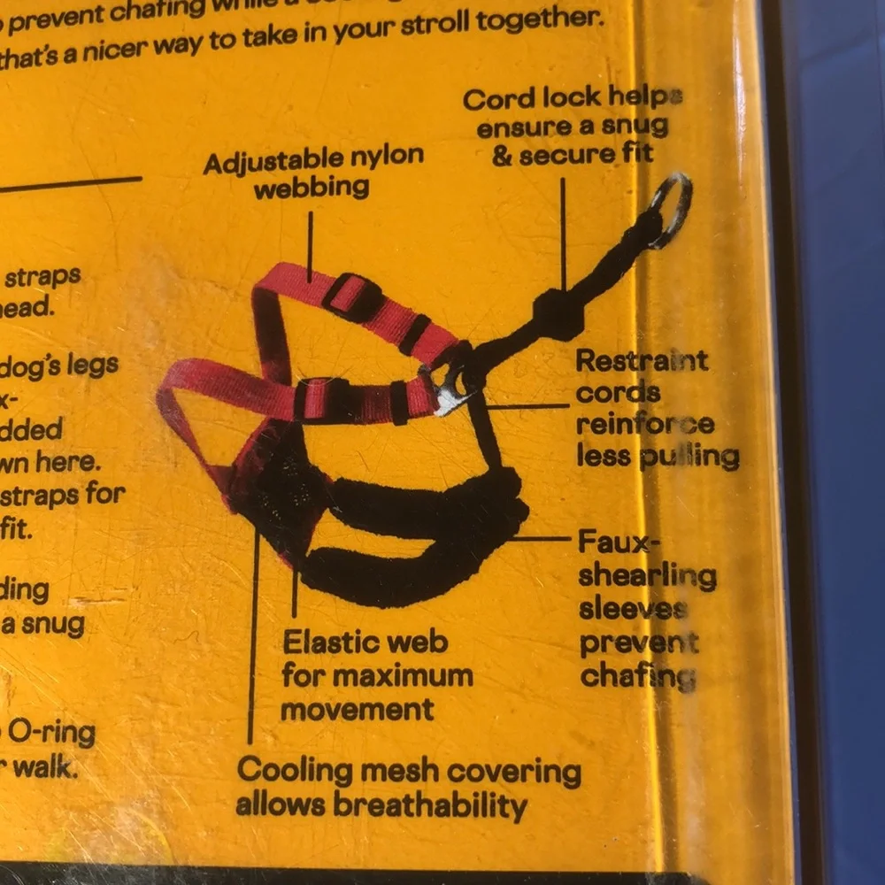NWT Embrace the pace no pull dog harness L