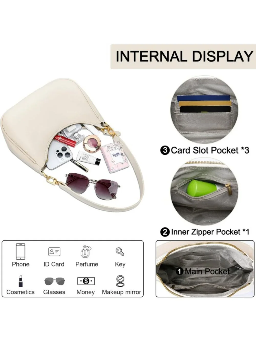 Cute Hobo Shoulder Bag for Women | Stylish Underarm Purse & Handbag