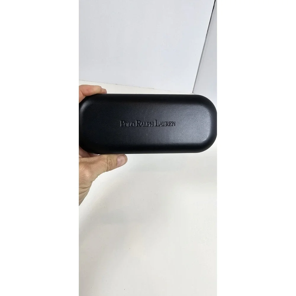 Polo Ralph Lauren Black Clamshell Hard Sunglasses Pony‎ Eyeglasses CASE ONLY