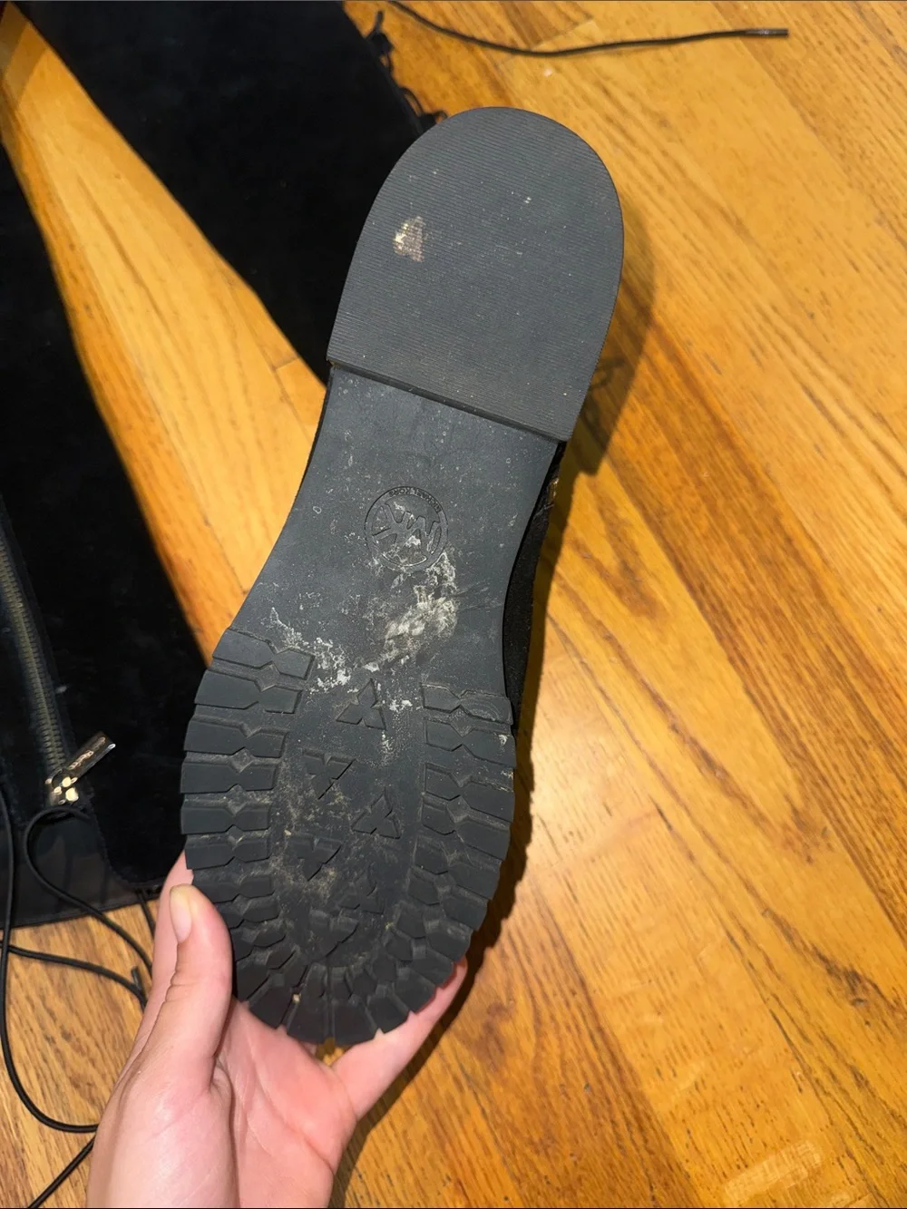 Michael Kors Black Over-the-Knee Suede Boots