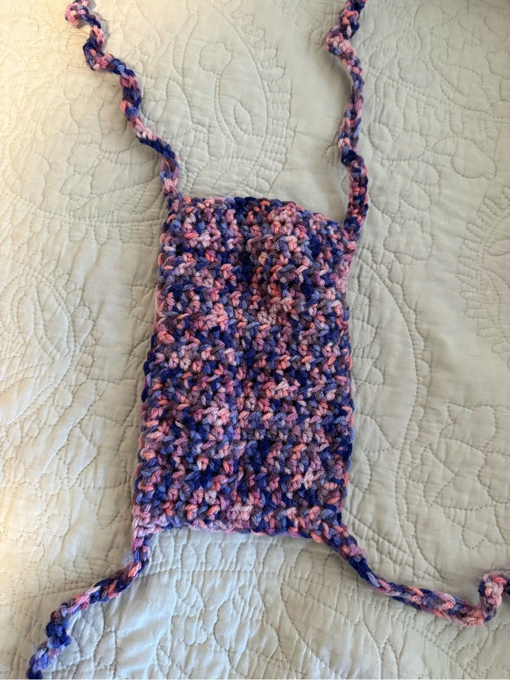 Handmade pink blue