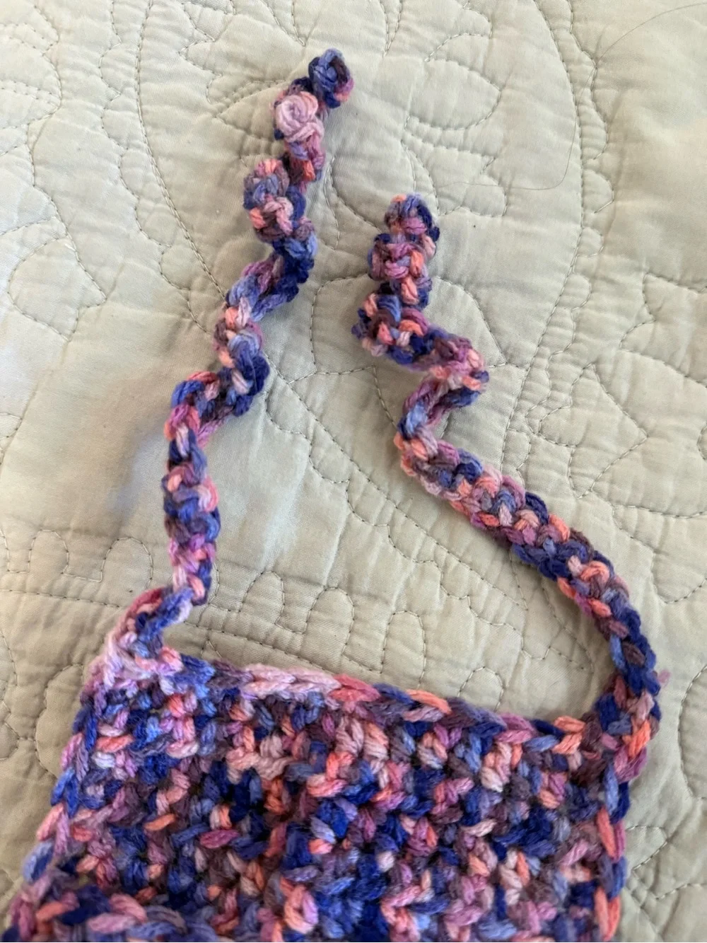 Handmade pink blue