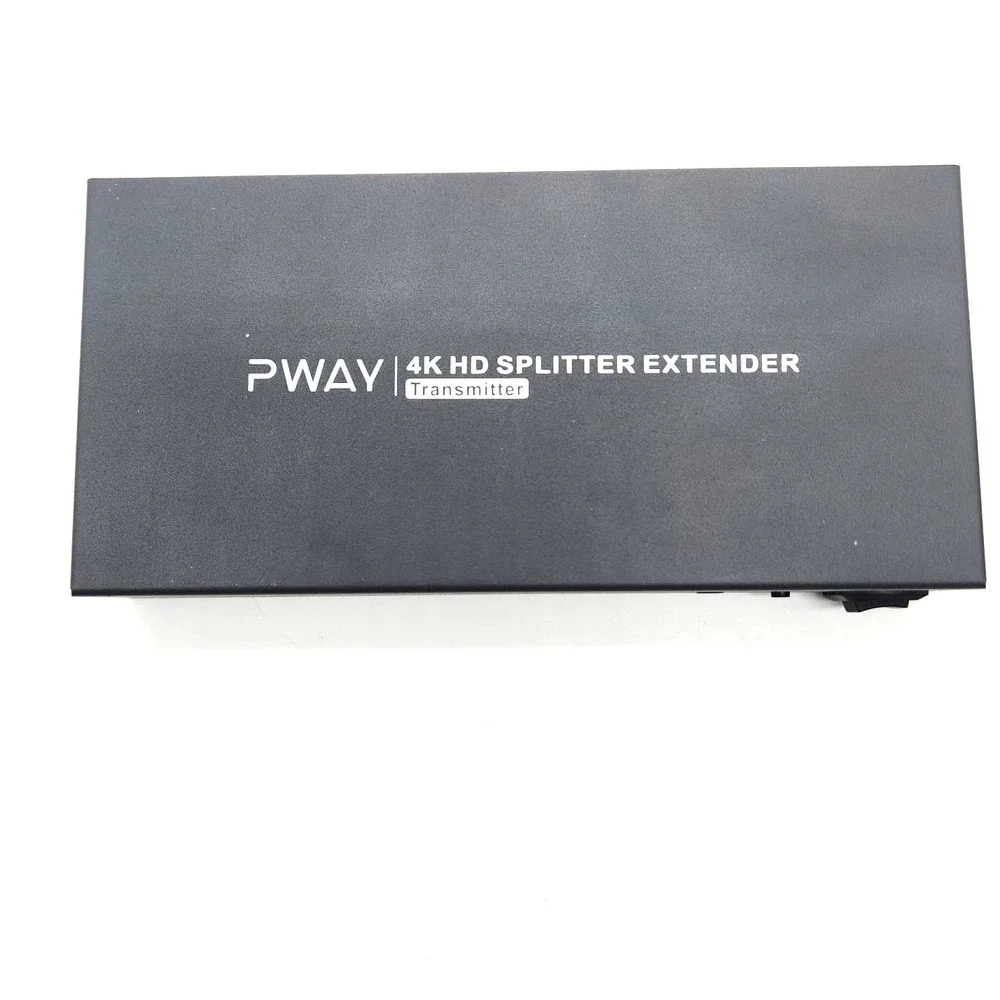 PWAYTEK HDMI Extender 1x2 4K60 Cat6 Splitter 60m IR EDID TX RX‎ Kit