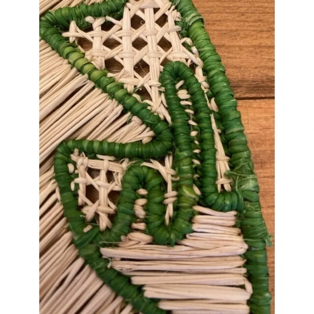 Handmade vintage woven