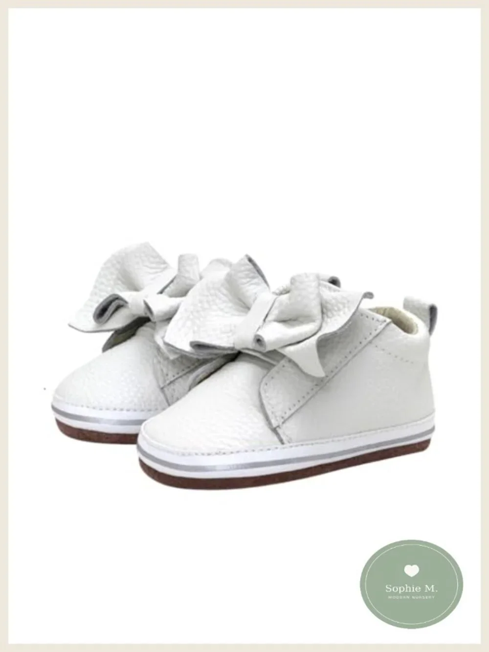 Robeez Infant Toddler First Walker Sneakers - Leather - Hook & Loop