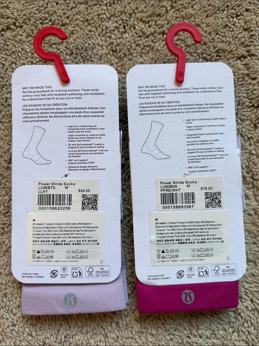 lululemon athletica two pairs