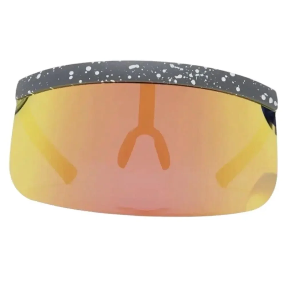 Tipsy Elves Canyon Crusader Visor Shades, Black Frame Orange Lens, Unisex, NWT