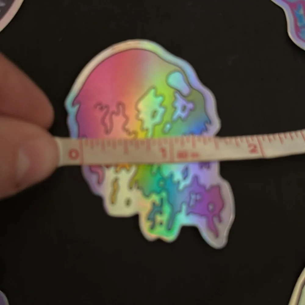 Holographic skull stickers/decals
