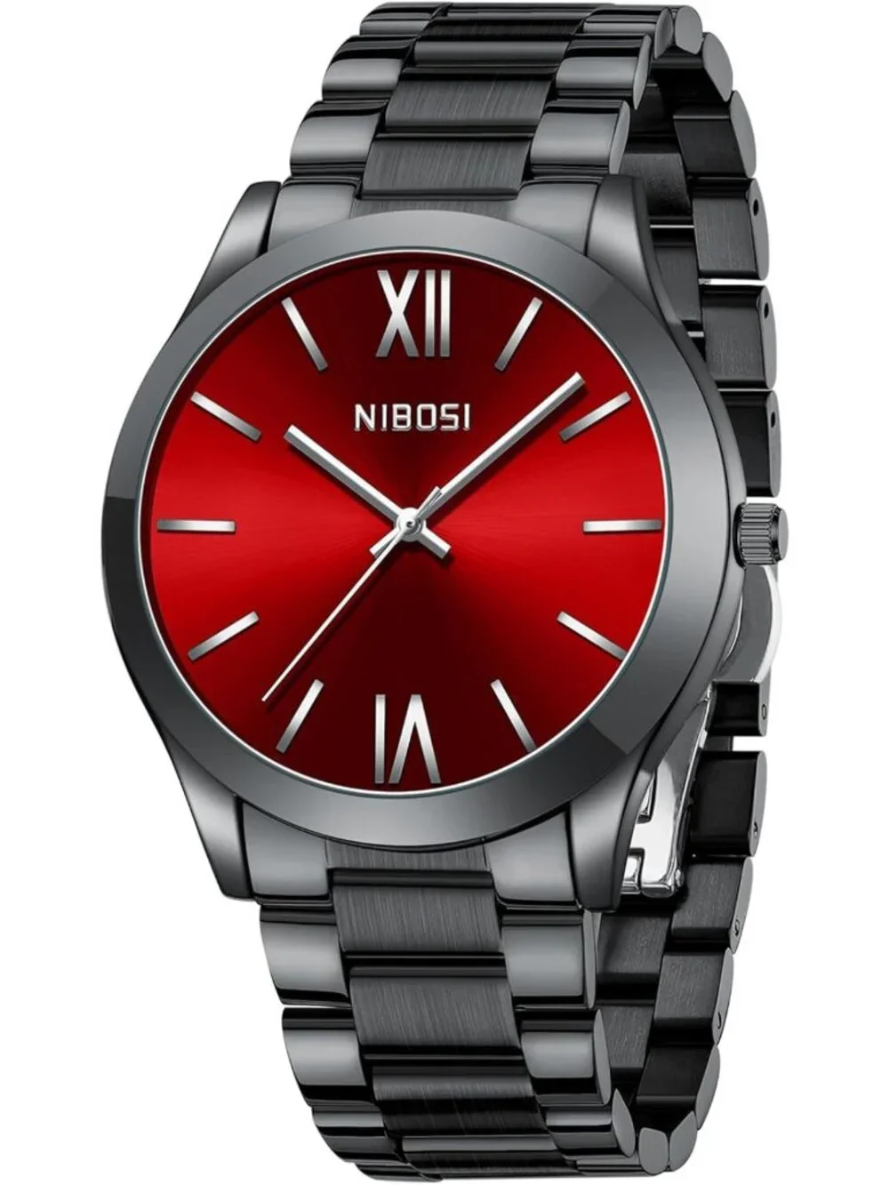Stylish Minimalist Men's Analog Quartz Watch - Waterproof Stainless Steel, Ultra