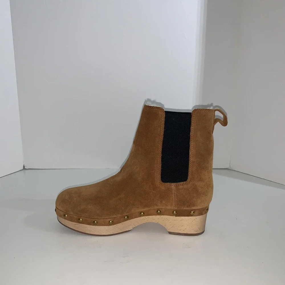 J. Crew Factory soles wooden
