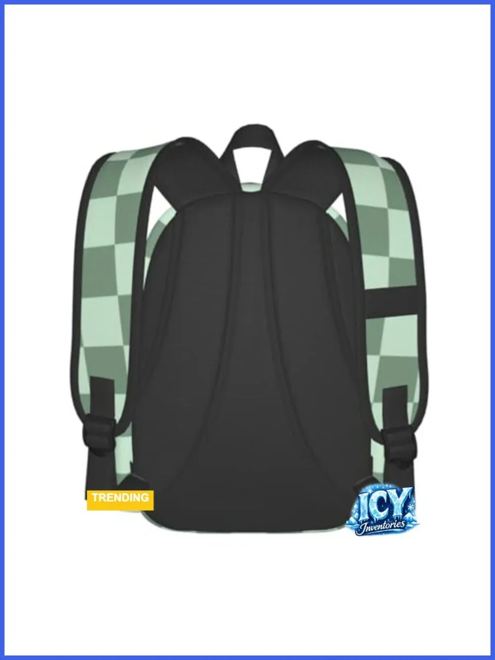 N/A checkered green