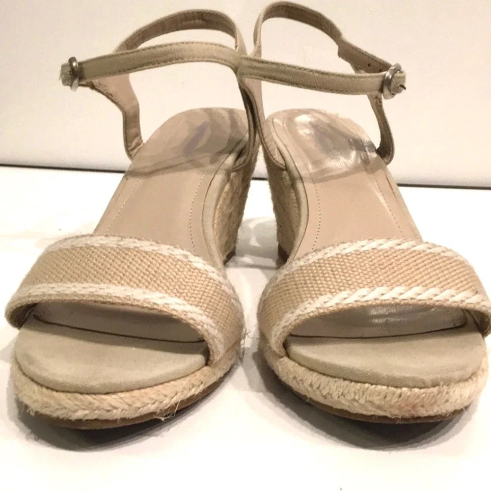 Charming Charlie out tan espadrilles