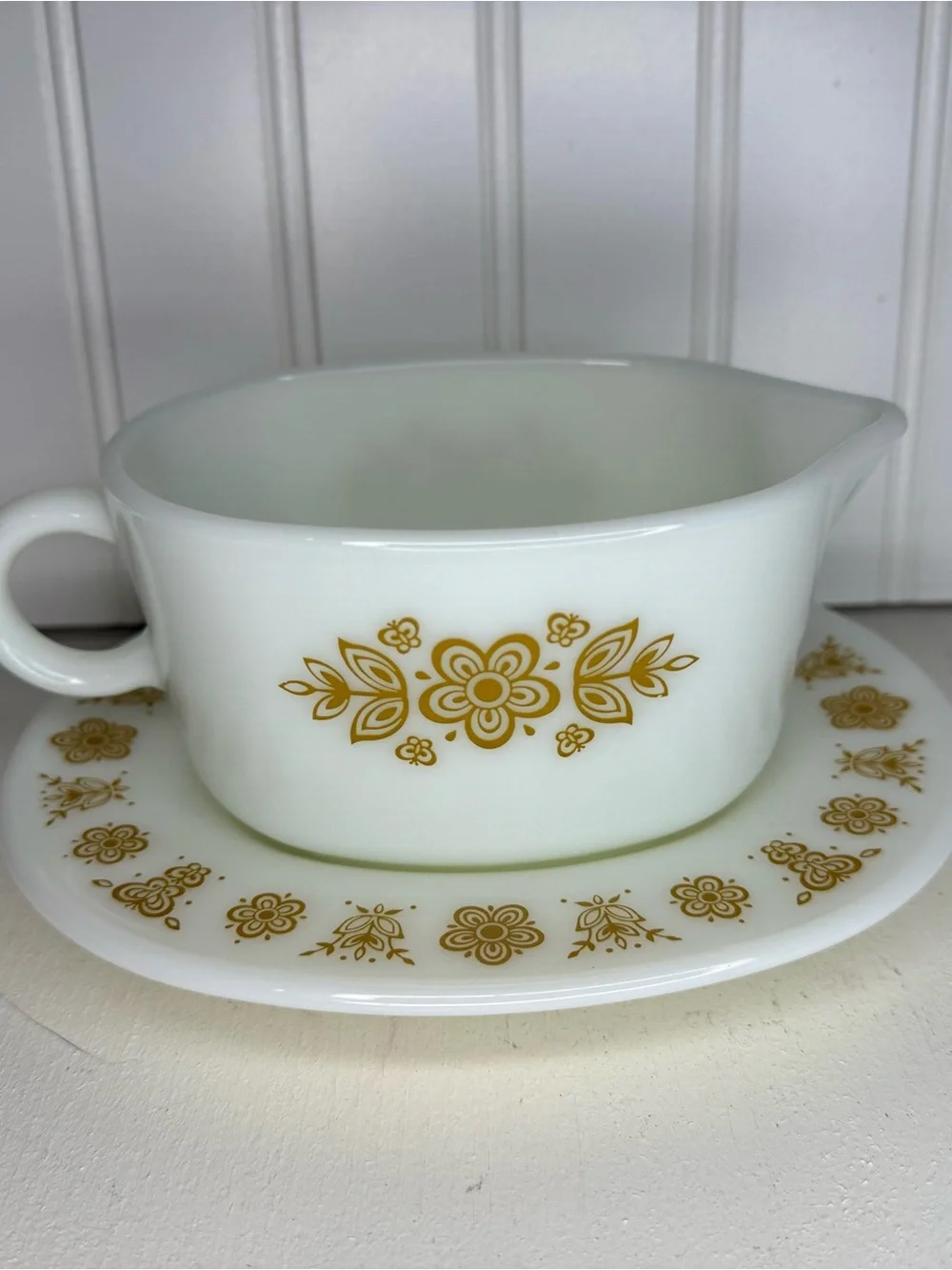 Pyrex butterfly gold
