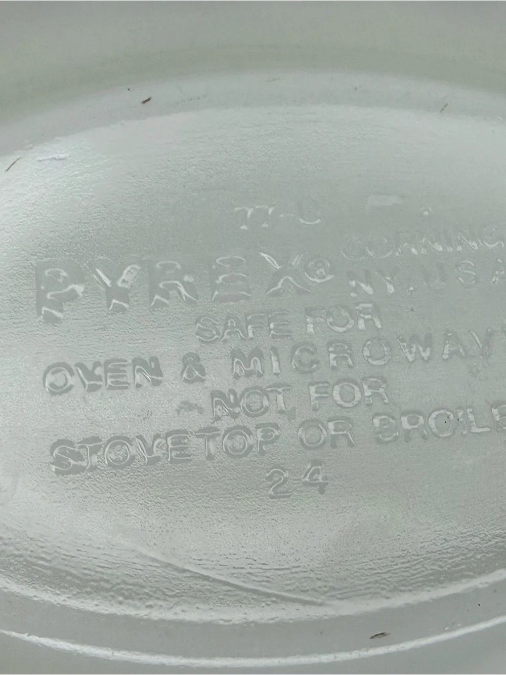 Pyrex butterfly gold