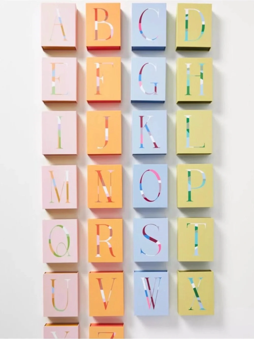 Anthropologie monogrammed boxed