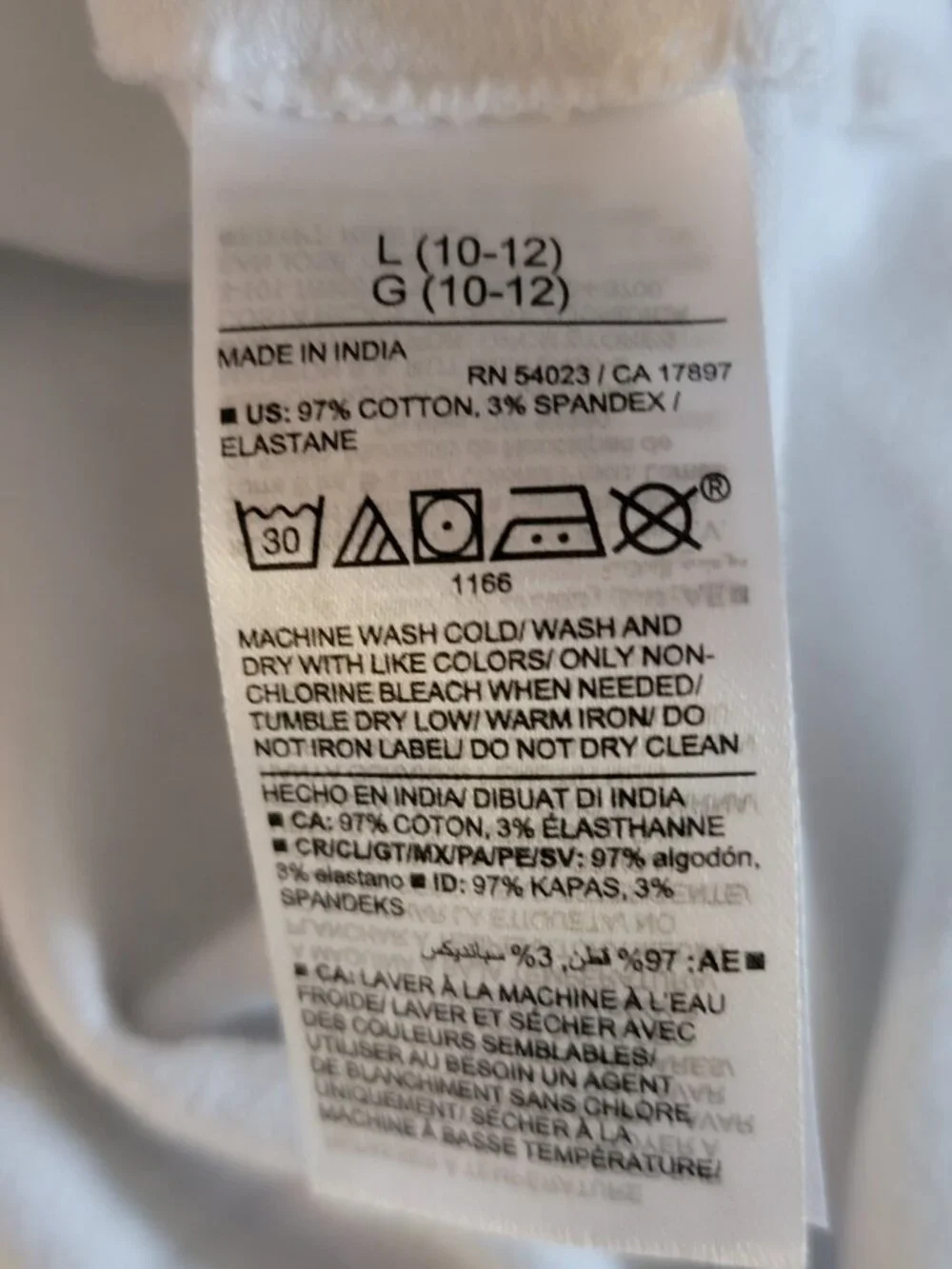 Old Navy **material down **style