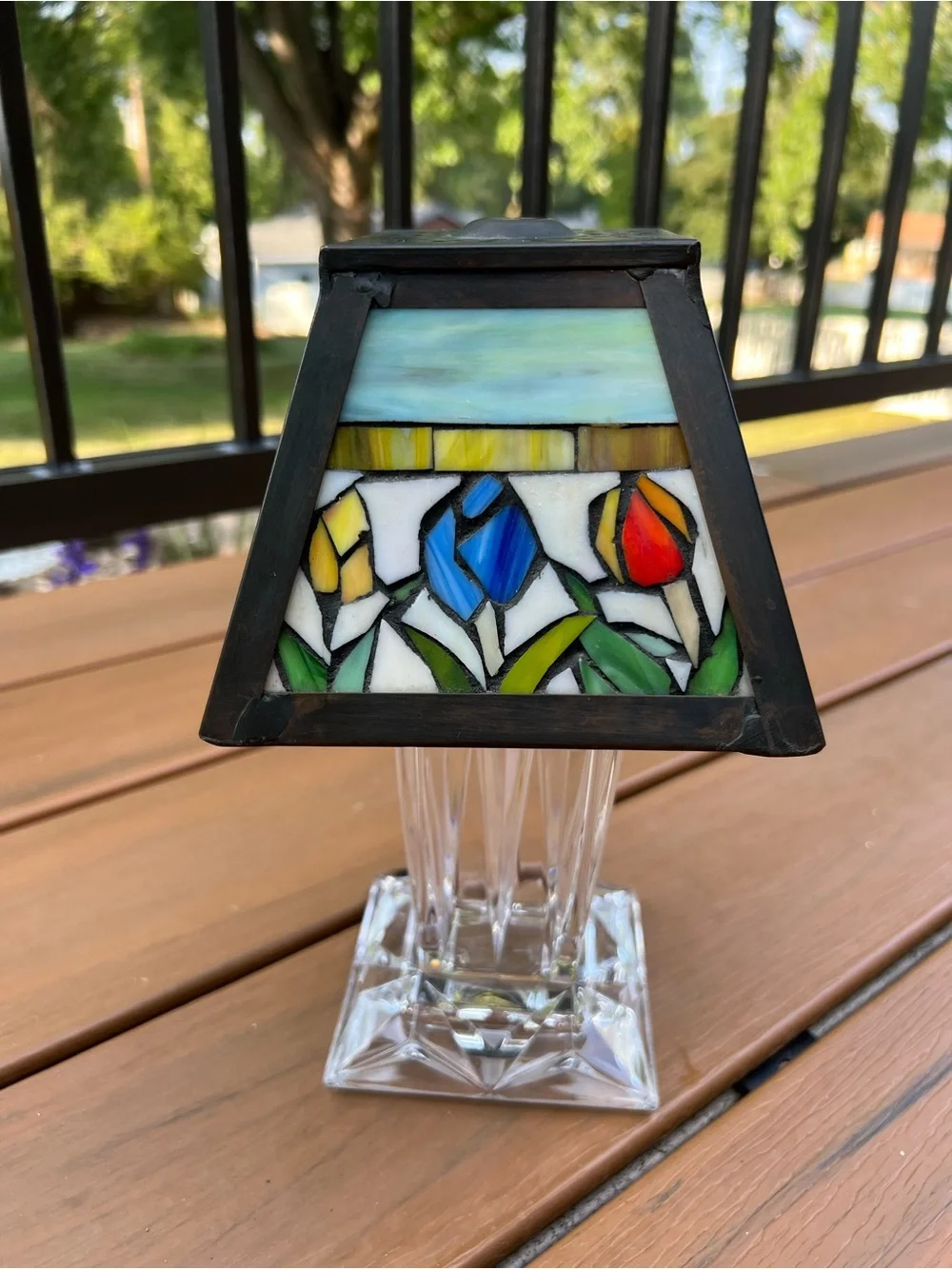 None decorative stained