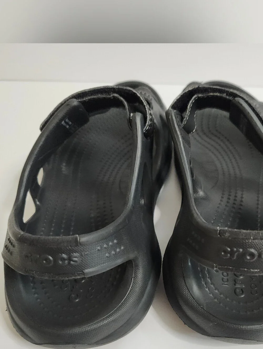 Crocs Swiftwater River Sandal '18 BLACK Adjustable Straps 203965  Mens Size 7M