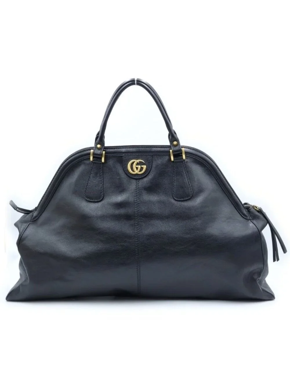 Gucci GG Marmont Liber 2-Way Shoulder Bag Black Leather